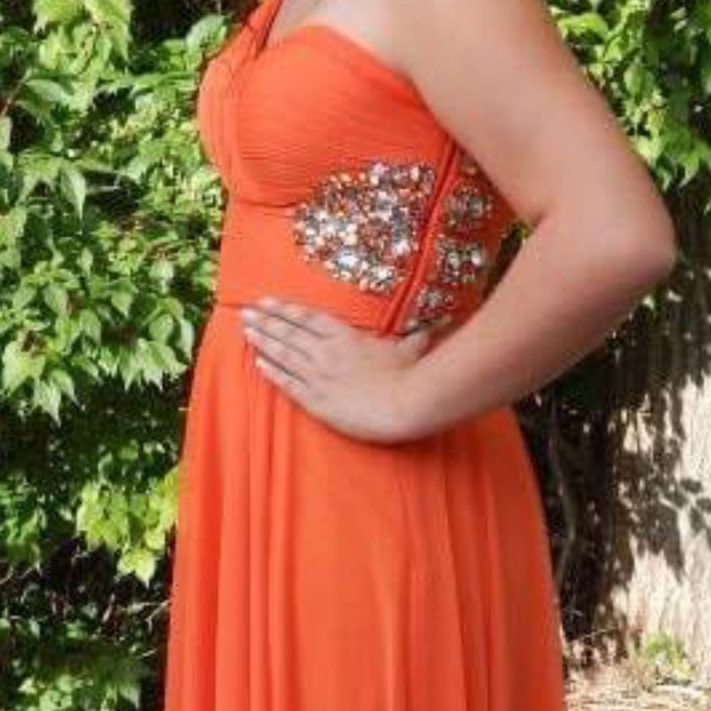 Orange Prom Dress